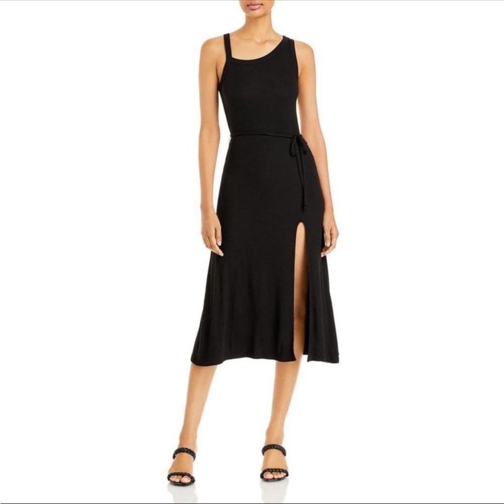 n:Philanthropy Cassian Ribbed Side Slit Midi